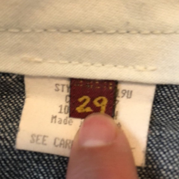 7 For All Mankind Womens Flare Jeans Sz 29 Denim Western Mid Rise Casual - Picture 3 of 10